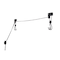 Fleming Supply Set of 2 Fleming Supply Kayak Storage Hoist, Pulley and Strap System to Lift Canoes, SUPs, Ladders 830732XJM - alternate 3